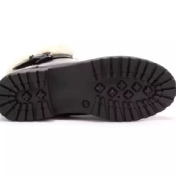 Apres by LAMO Winter Boots Women's Black Leather Faux Fur AW1765 Size 7 - Picture 6 of 9